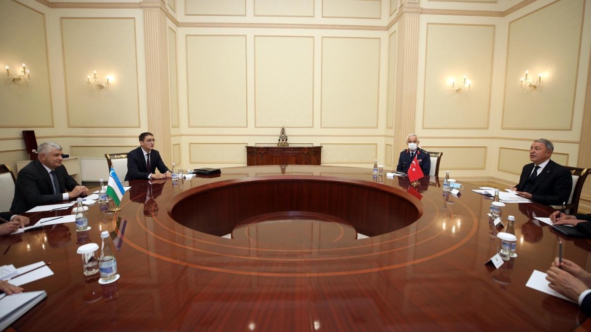 Bakan Akar, zbekistan Gvenlik Kurulu Genel Sekreteri ile grt