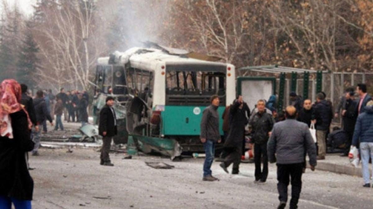 Kayseri'de 15 askerin ehit olduu terr saldrsyla ilgili 3 kii gzaltna alnd