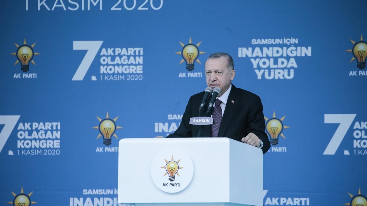 Bakan Erdoan Samsun'dan seslendi: Trkiye'yi ekonomi ile alt edemeyecekler 