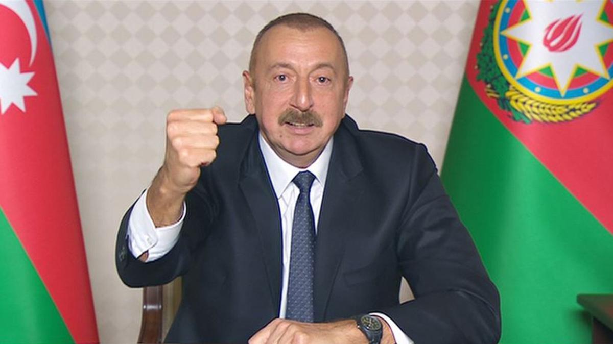 Azerbaycan Cumhurbakan Aliyev aklad: 8 ky daha Ermenistan'n igalinden kurtarld