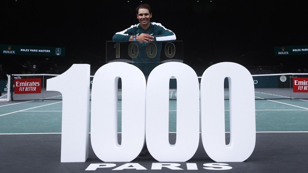 Rafael Nadal 1000. galibiyetini ald
