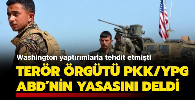 Washington yaptrmla tehdit etmiti: Terr rgt PKK/YPG, ABD'nin yasasn deldi