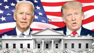 Biden kazan�yor, Trump �fkeli