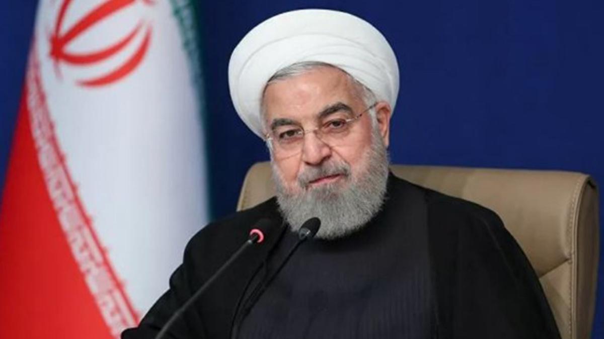 Ruhani'den Biden'a ar: "ABD gemiteki hatalar telafi frsatndan yararlanmaldr"