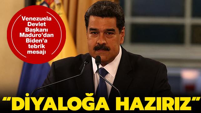 Venezuela Devlet Bakan Maduro'dan Biden'a tebrik mesaj: Diyaloa hazrz