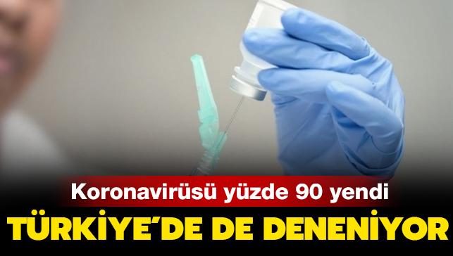 Gelitirilen a koronavirs yzde 90 nledi: Trkiye'de de deneniyor