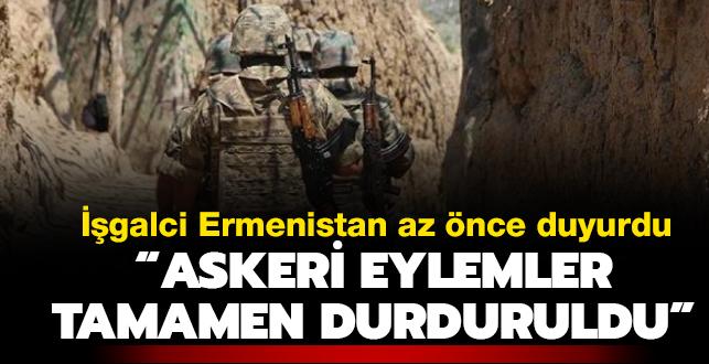 Son Dakika Haberi... galci Ermenistan duyurdu: Askeri eylemler tamamen durduruldu