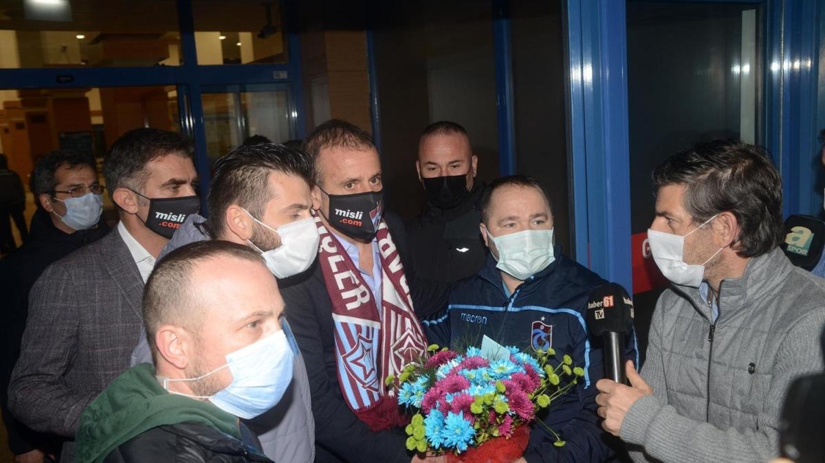 Abdullah Avc'ya Trabzon'da cokulu karlama