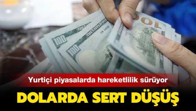 Dolarda sert düşüş devam ediyor: Dolar/TL 7.70'den işlem görüyor