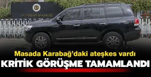 Masada Karabağ ateşkesi vardı: Türk ve Rus heyetlerin görüşmesi tamamlandı
