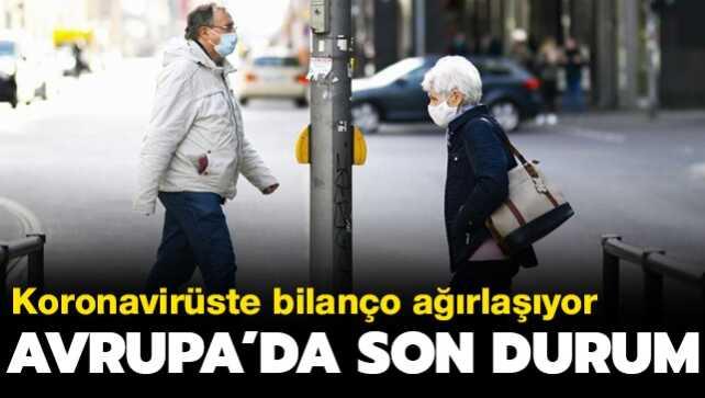 Avrupa ülkelerinde koronavirüs salgınında son durum
