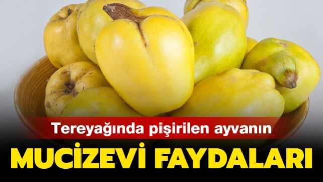 Tereyağında pişirilen ayvanın mucizevi faydası