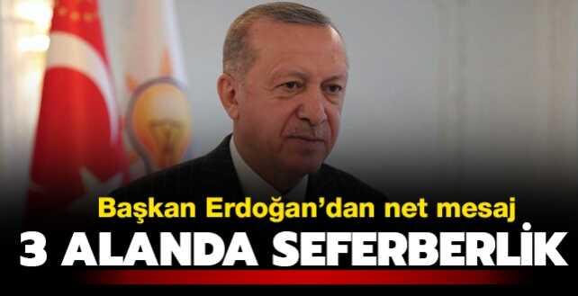 3 alanda seferberlik