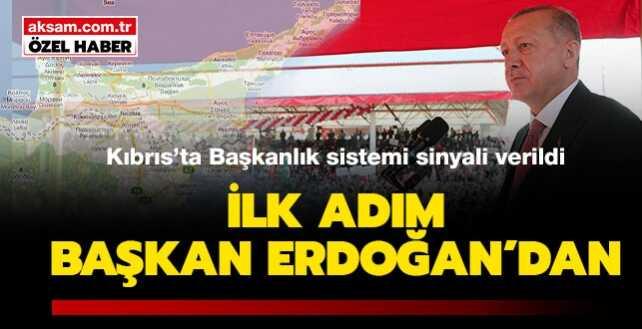 İlk adım Başkan Erdoğan'dan: Kuzey Kıbrıs'ta başkanlık sistemi sinyali verildi