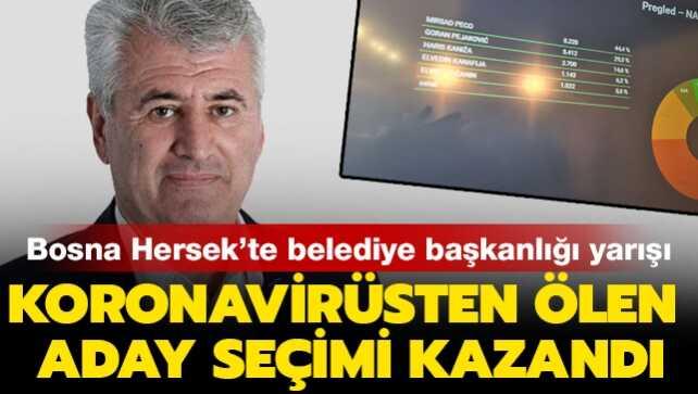 Koronavirüsten ölen belediye başkanı adayı seçimi kazandı