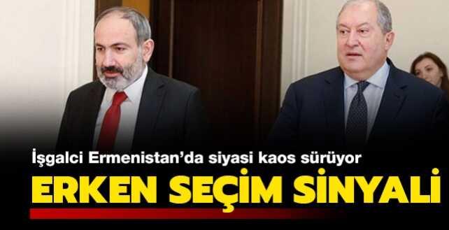İşgalci Ermenistan'da erken seçim sinyali: 'Kaçınılmaz'