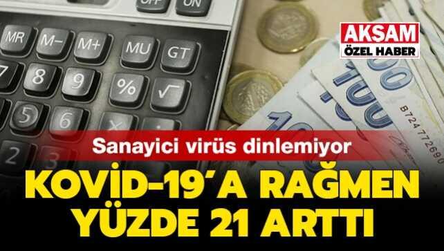 Kovid-19'a rağmen yatırım talebinde % 21'lik artış