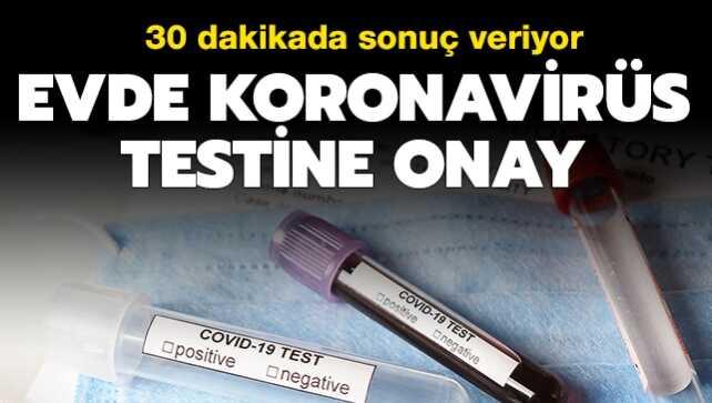 ABD'de 30 dakikada sonuç veren evde koronavirüs testi kiti onaylandı