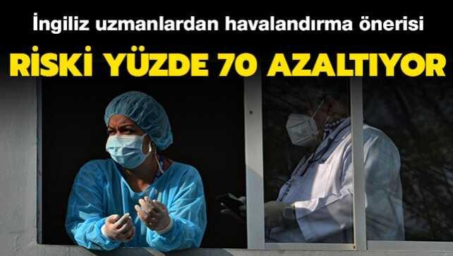 Binaları sık sık havalandırmak koronavirüsün bulaşmasını yüzde 70 oranında azaltıyor