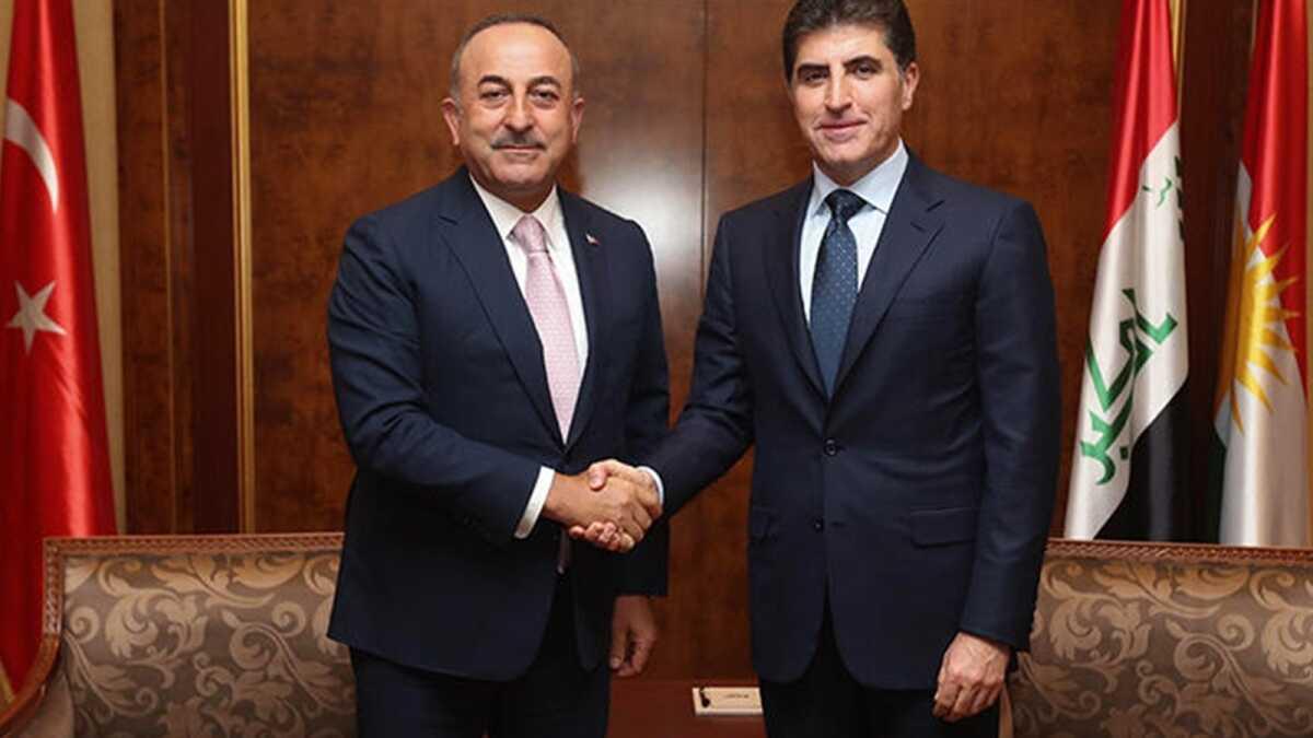 Bakan avuolu Neirvan Barzani'yle telefonda grt