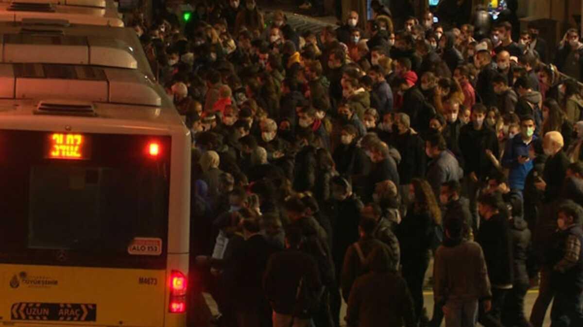 Zincirlikuyu metrobs duranda koronavirs younluu