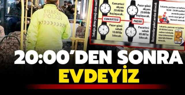 20:00'den sonra evdeyiz