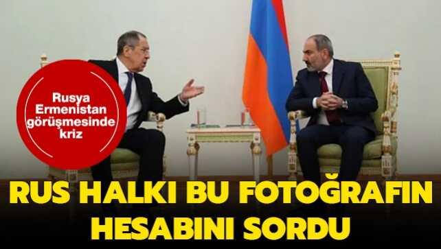 Rusya-Ermenistan görüşmesinde bayrak krizi: Rus halkı hesap sordu