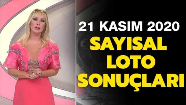 Sayısal Loto sonuçları 21 Kasım 2020