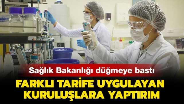 Sağlık Bakanlığı düğmeye bastı: Koronavirüs testi için fazladan alınan ücretin iadesi sağlanacak