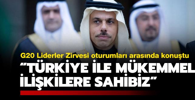 Suudi Arabistan'dan Trkiye aklamas: Mkemmel ilikilere sahibiz