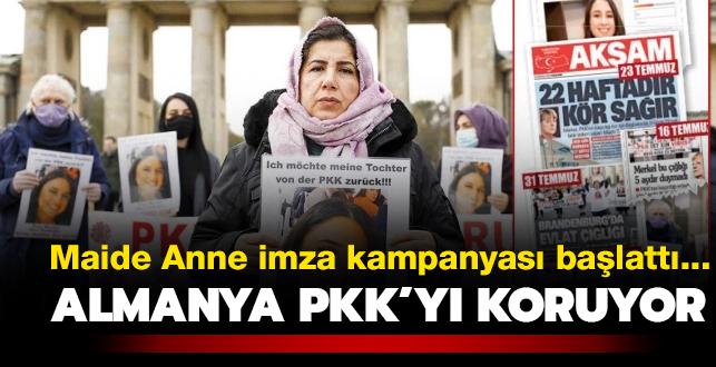 Maide Anne imza kampanyas balatt... Almanya PKK'y koruyor