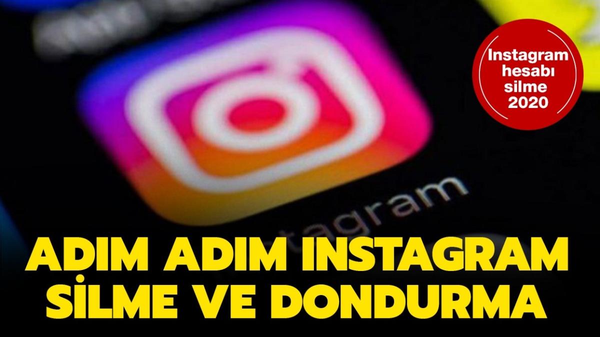 Kalc Instagram hesab nasl silinir" Instagram hesap dondurma ve silme linki!