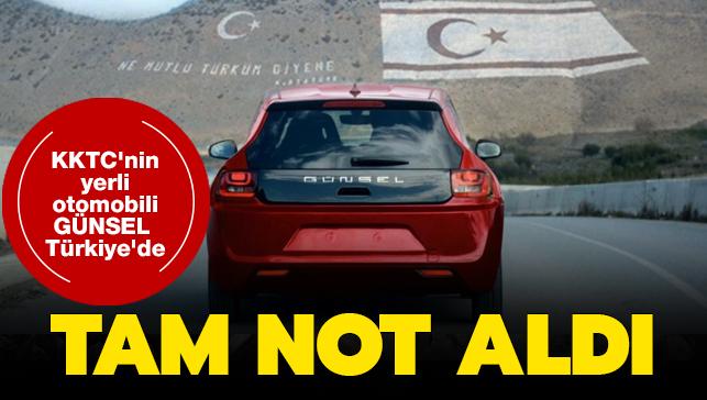 KKTC'nin yerli otomobili GNSEL Trkiye'de sergilendi: Tam not ald