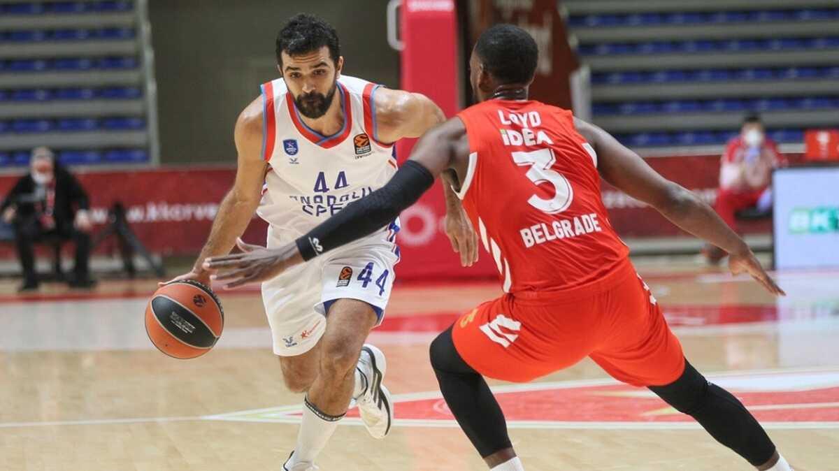 THY Avrupa Ligi'nde Anadolu Efes deplasmanda Kzlyldz' 75-64 malup etti