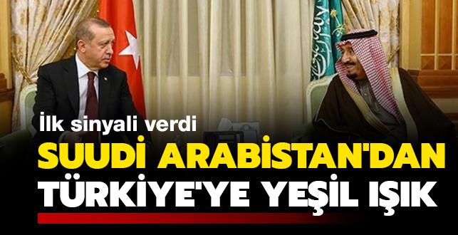 Suudi Arabistan'dan Trkiye'ye yeil k! lk sinyal verildi