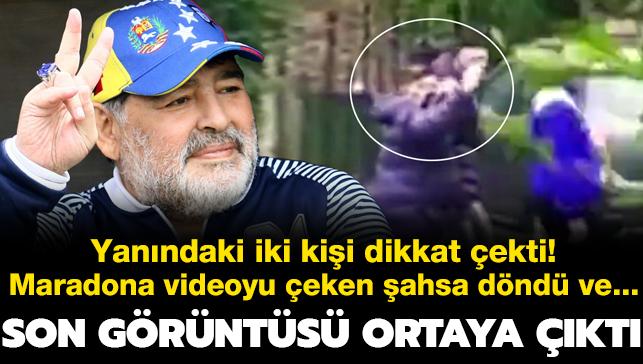Diego Armando Maradona'nn son grntleri ortaya kt