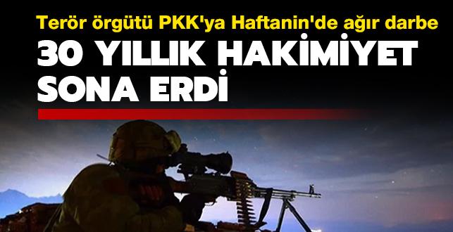 Terr rgt PKK'ya Haftanin'de ar darbe: 30 yllk hakimiyeti sona erdi