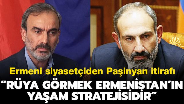 Ermeni siyasetiden itiraf gibi aklama: 'Rya grmek, Ermenistan'n yaam stratejisidir'