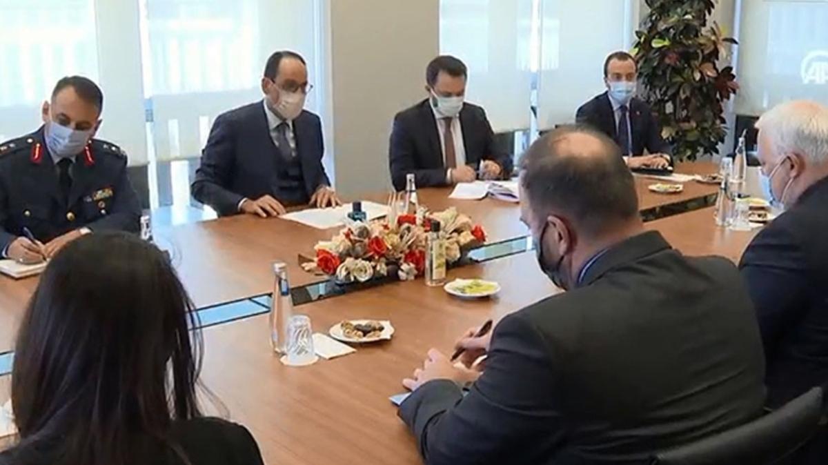 Cumhurbakanl Szcs Kaln, ABD'nin Suriye zel Temsilcisi Rayburn ile bir araya geldi