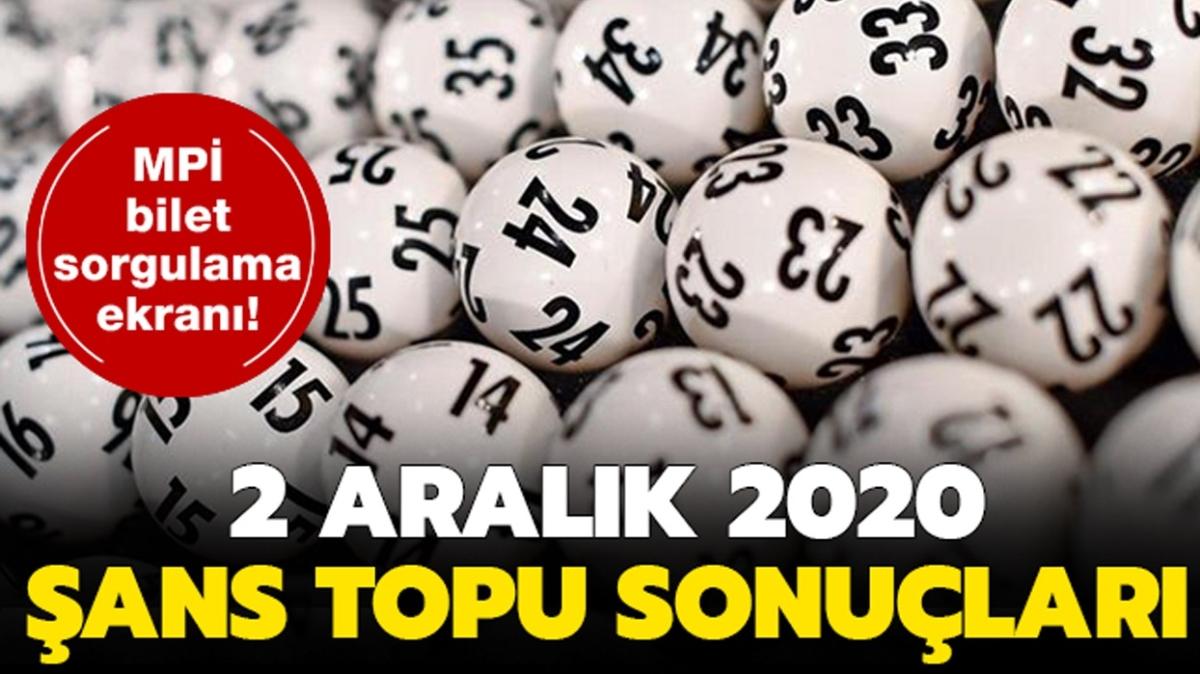 ans Topu 2 Aralk 2020 sonular