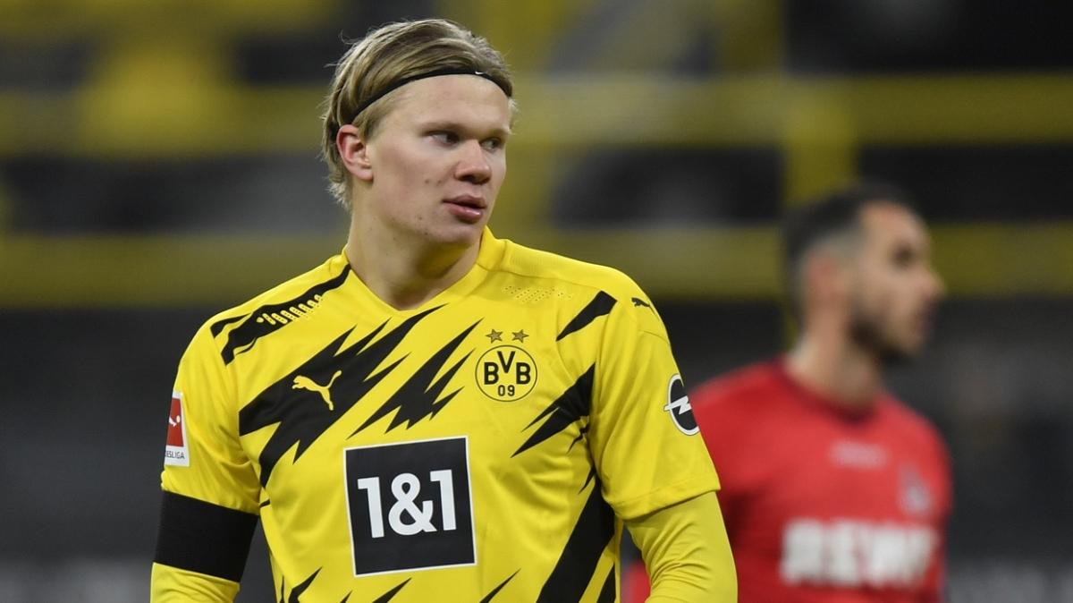 Borussia Dortmund'da Erling Haaland sakatl sebebiyle 1 ay yok