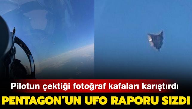 Pentagon'un UFO raporu aa kt... Sava pilotunun ektii fotoraf kafalar kartrd
