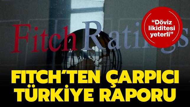 Fitch'ten arpc Trkiye raporu: Dviz likiditesi yeterli