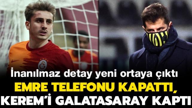 Emre Belzolu telefonu kapatt, Kerem Aktrkolu'nu Galatasaray kapt