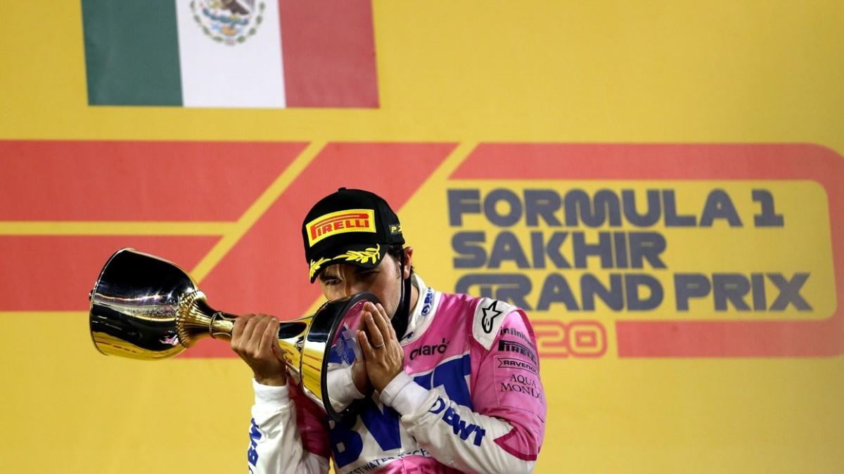 Sergio Perez Formula 1 kariyerinin ilk liderliini ald