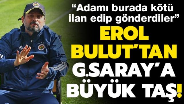 Erol Bulut'tan Galatasaray'a Roberto Mancini ta