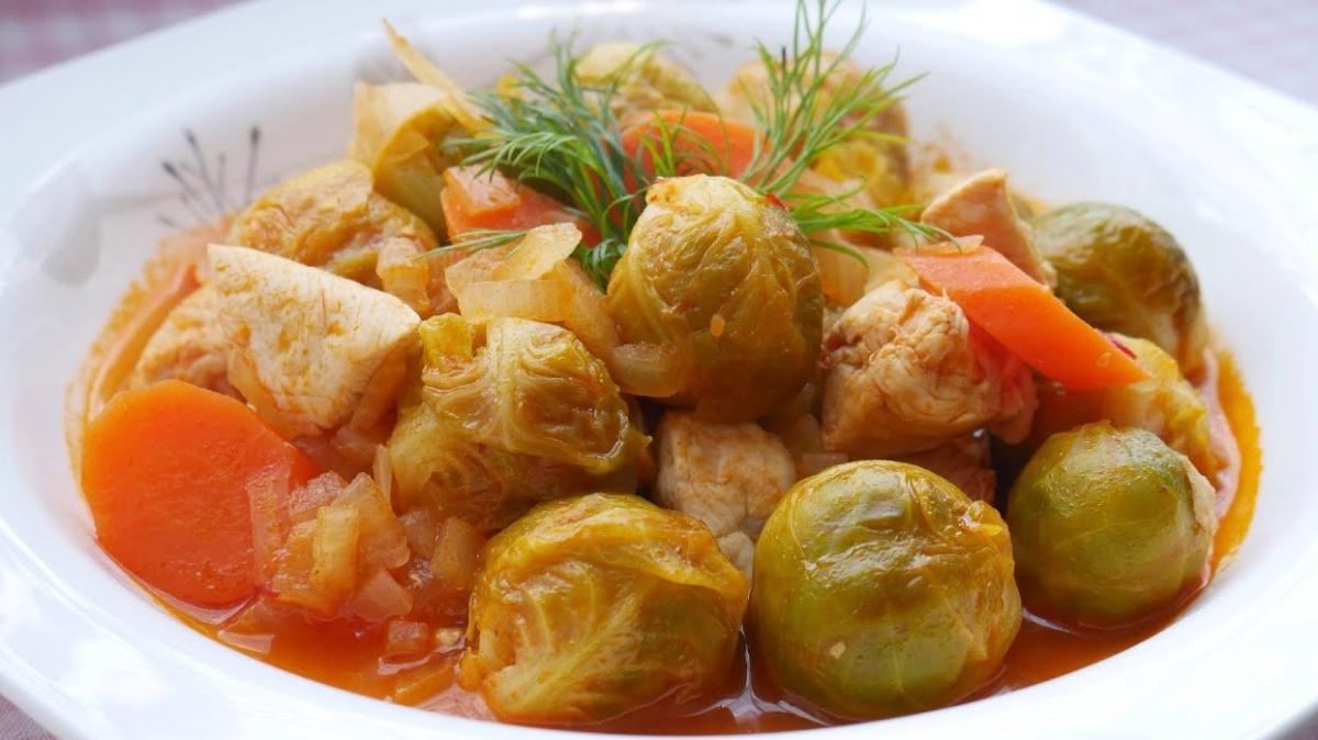 Zeytinyağlı brüksel lahanası nasıl yapılır" Gelinim Mutfakta zeytinyağlı brüksel lahanası tarifi!