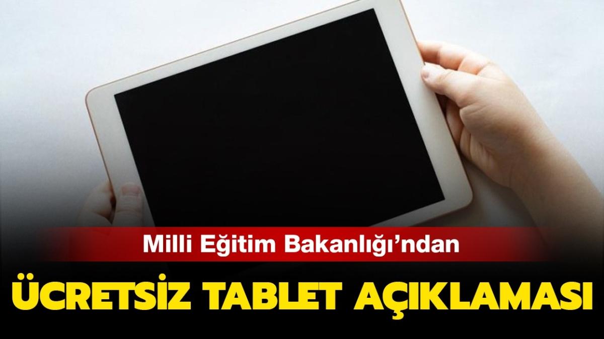 MEB tablet bavuru ekran: MEB tablet bavurusu nasl ve ne zaman yaplr"