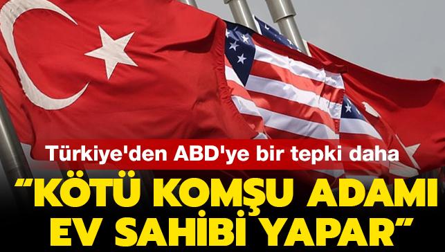 Son dakika haberi... ABD'nin Trkiye'ye yaptrm kararna AK Parti'den tepki: Kt komu adam ev sahibi yapar
