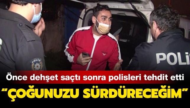 stanbul'da eve kurun yadran saldrgandan polislere tehdit: Dou'ya srmezsem namussuzum